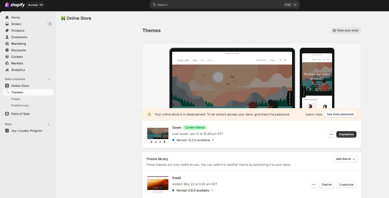 Shopify  set up 